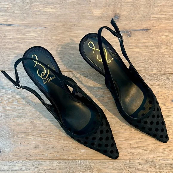 NWT Sam Edelman Bianka Slingback Mesh Pointed Toe Pump - Picture 1 of 6